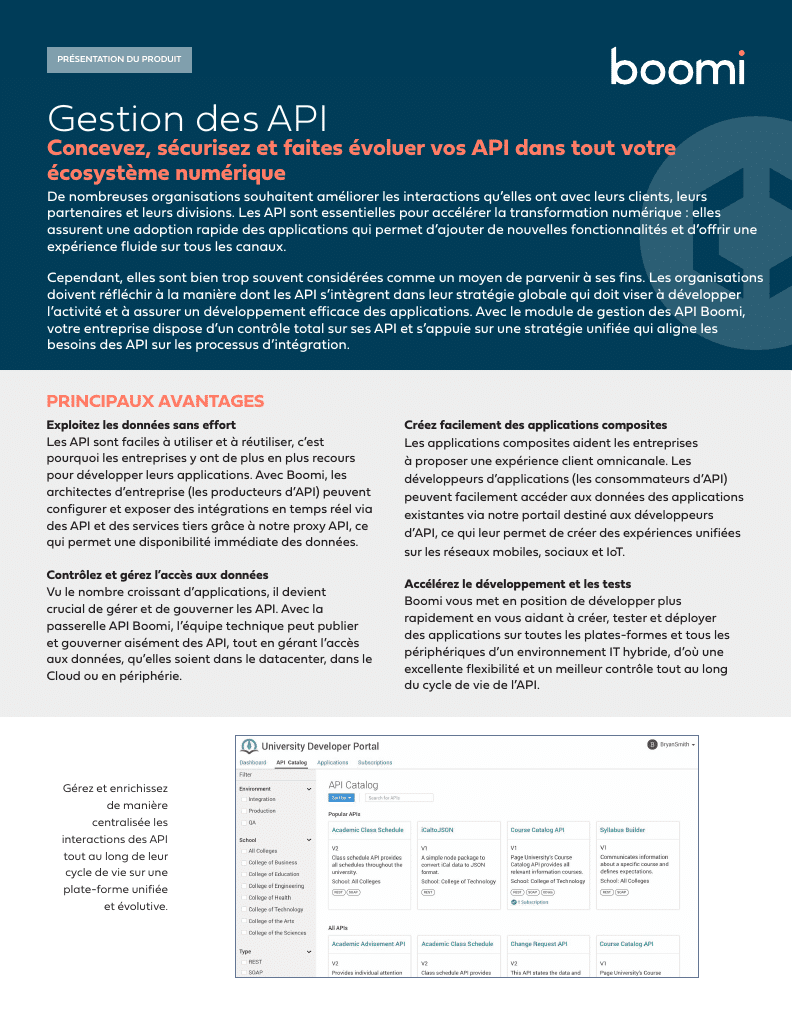 Product Brief Boomi API Management