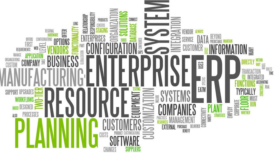 ERP word cloud