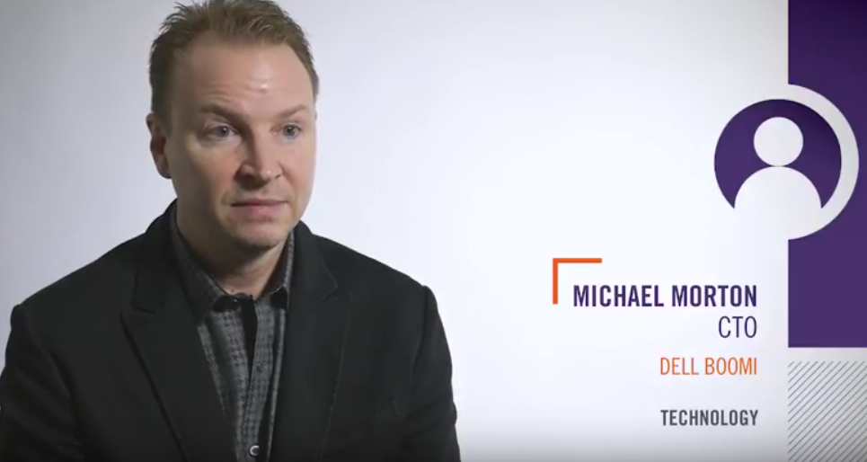 Michael Morton, Dell Boomi CTO, video interview capture