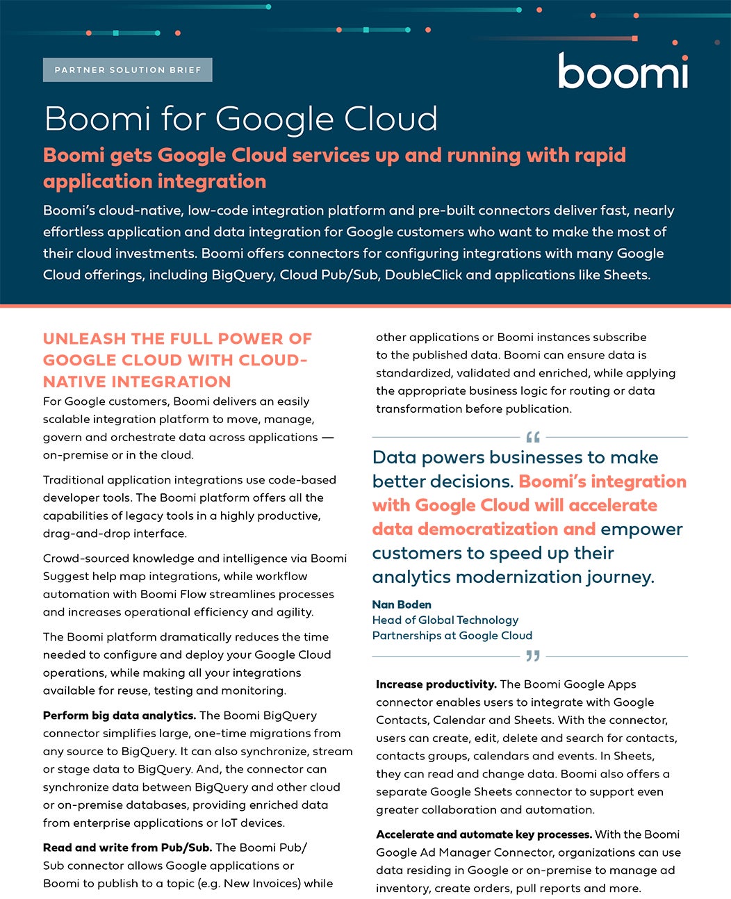 Google - Partner - Boomi