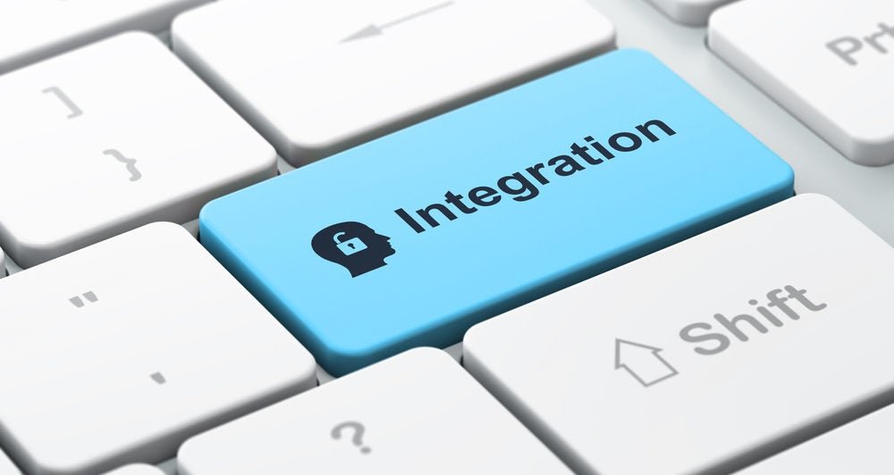 "Integration" key on computer keyboard.