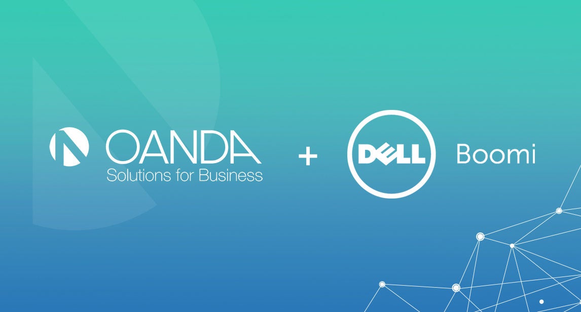 OANDA and Dell Boomi logos