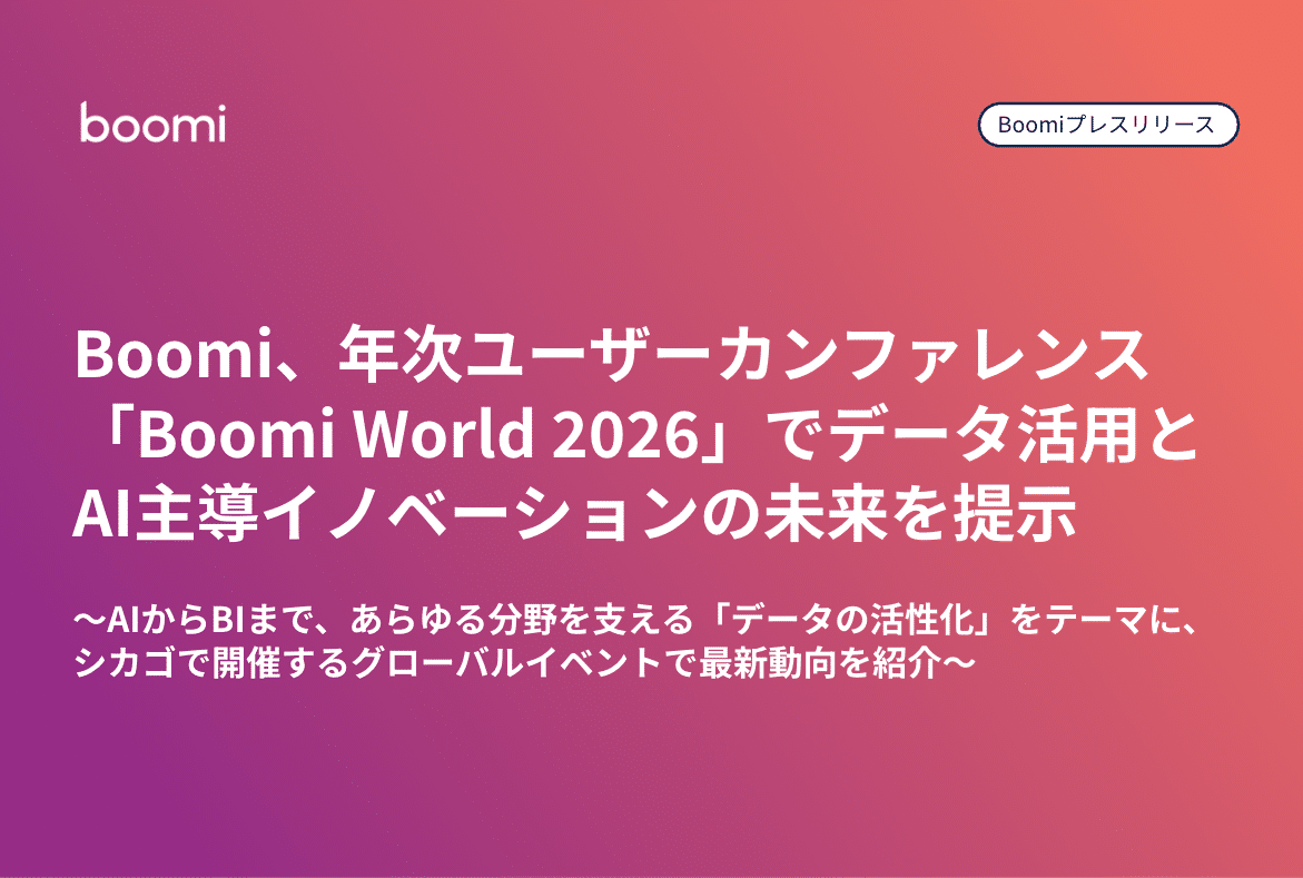 Boomi 2026 – Pressemitteilung (Vorschaubild): Auf der jährlichen Anwenderkonferenz in Chicago wird die Zukunft der Datennutzung und der KI-gesteuerten Innovation vorgestellt